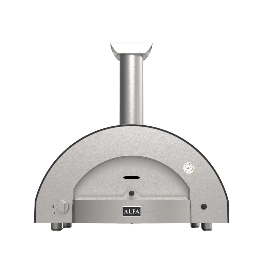 GRILLDEN™ alfa classico 4 pizze freestanding grey pizza oven