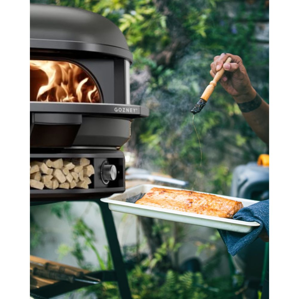 GRILLDEN™ gozney off black dome outdoor freestanding propane gas pizza oven