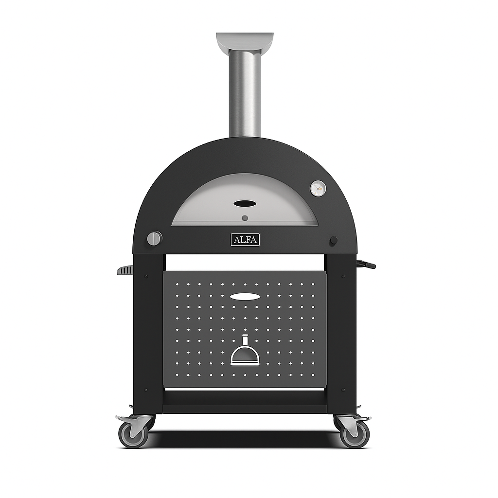 GRILLDEN™ alfa moderno anthracite grey 2 pizze freestanding gas oven