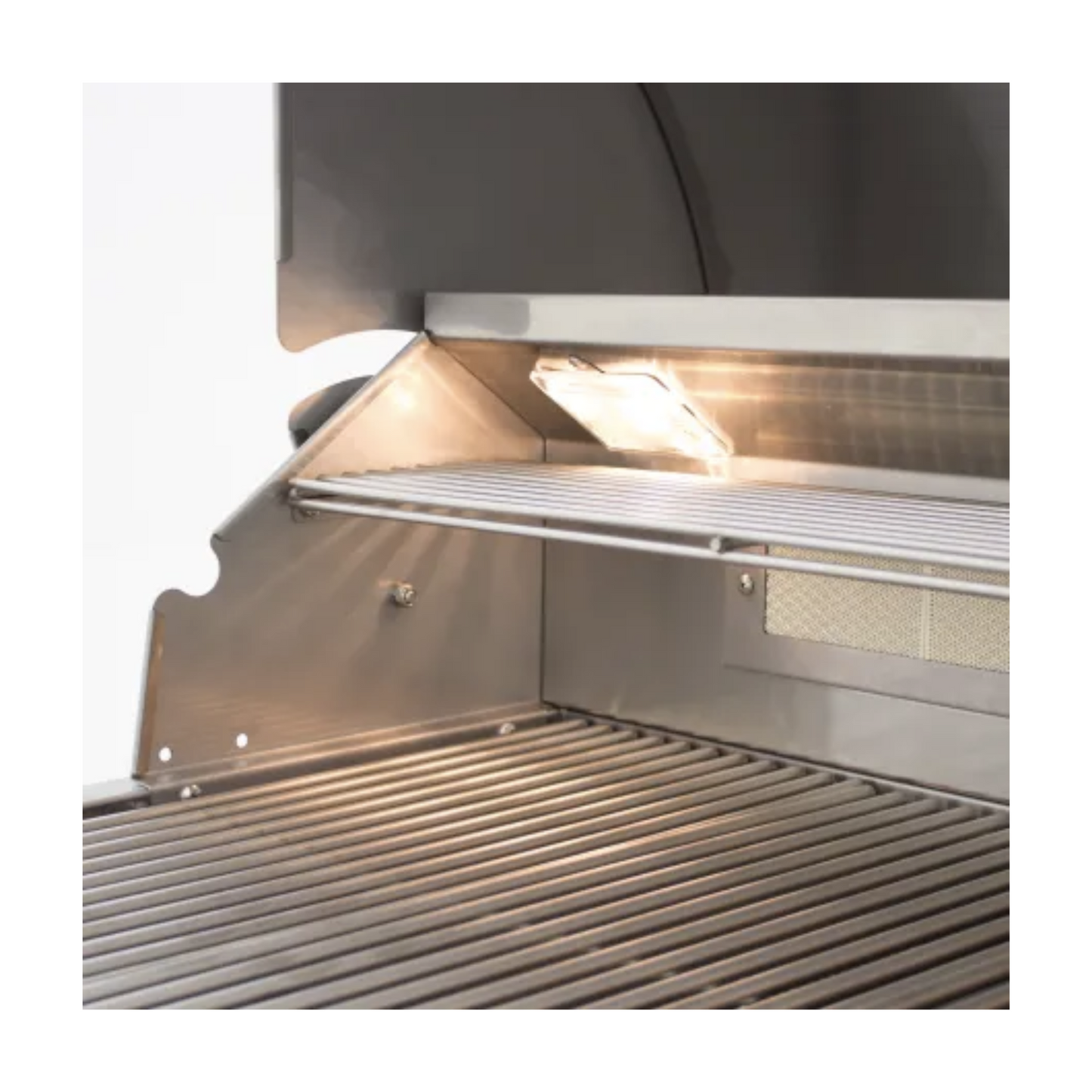 GRILLDEN™ blaze 32 inch 4 burner lte built in gas grill with rear burner and built in lighting system
