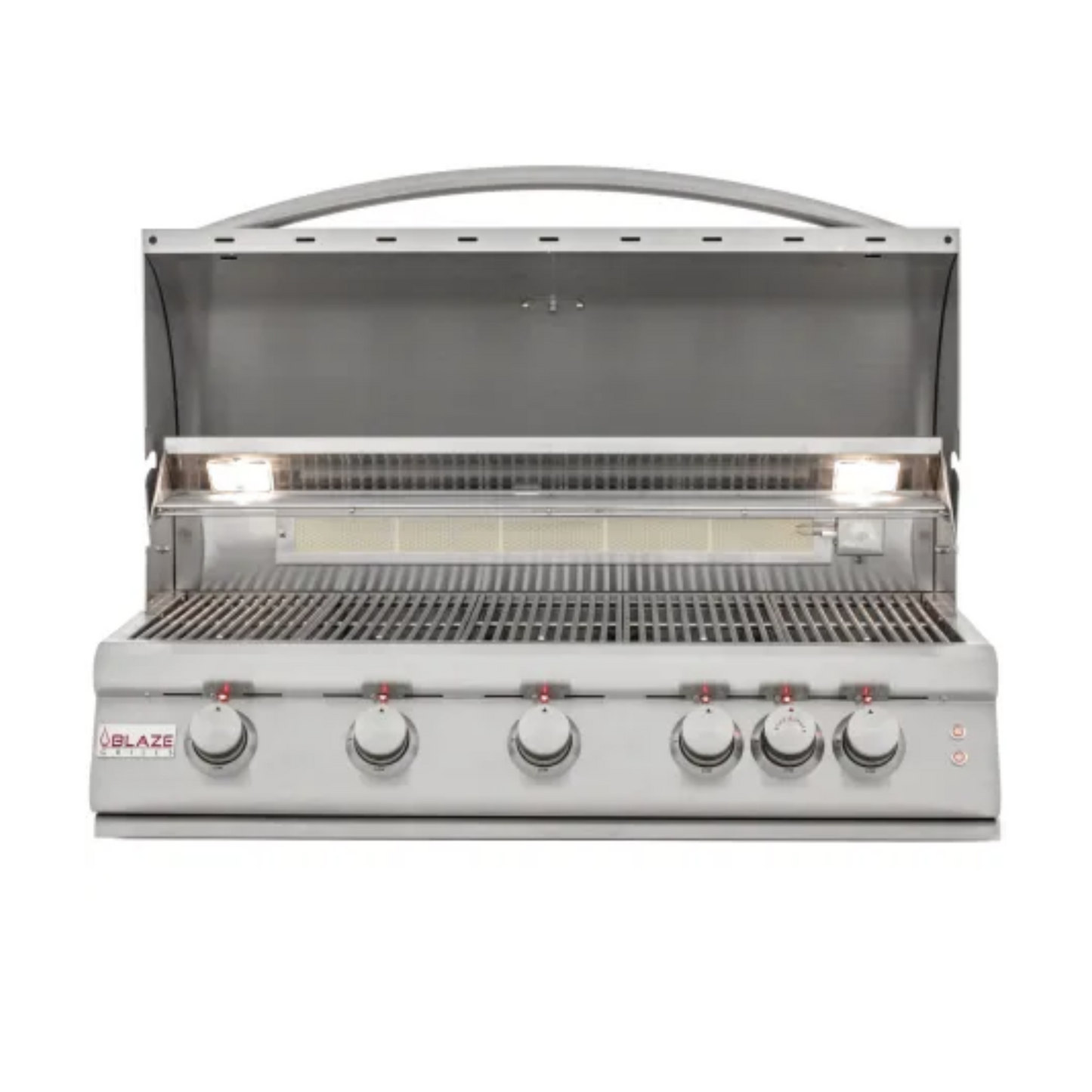 GRILLDEN™ blaze 40 inch 5 burner lte gas grill with rear burner and built in lighting system