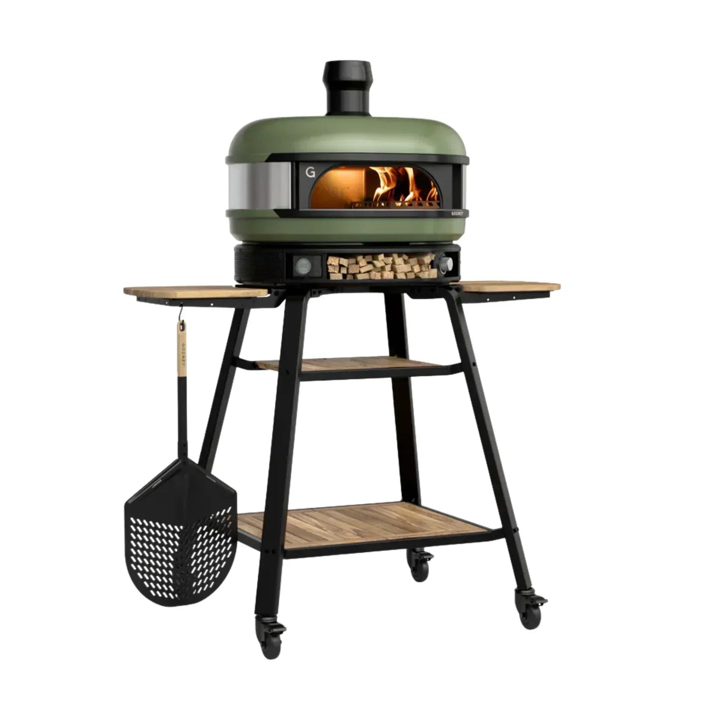 GRILLDEN™ gozney green dome outdoor freestanding dual fuel pizza oven
