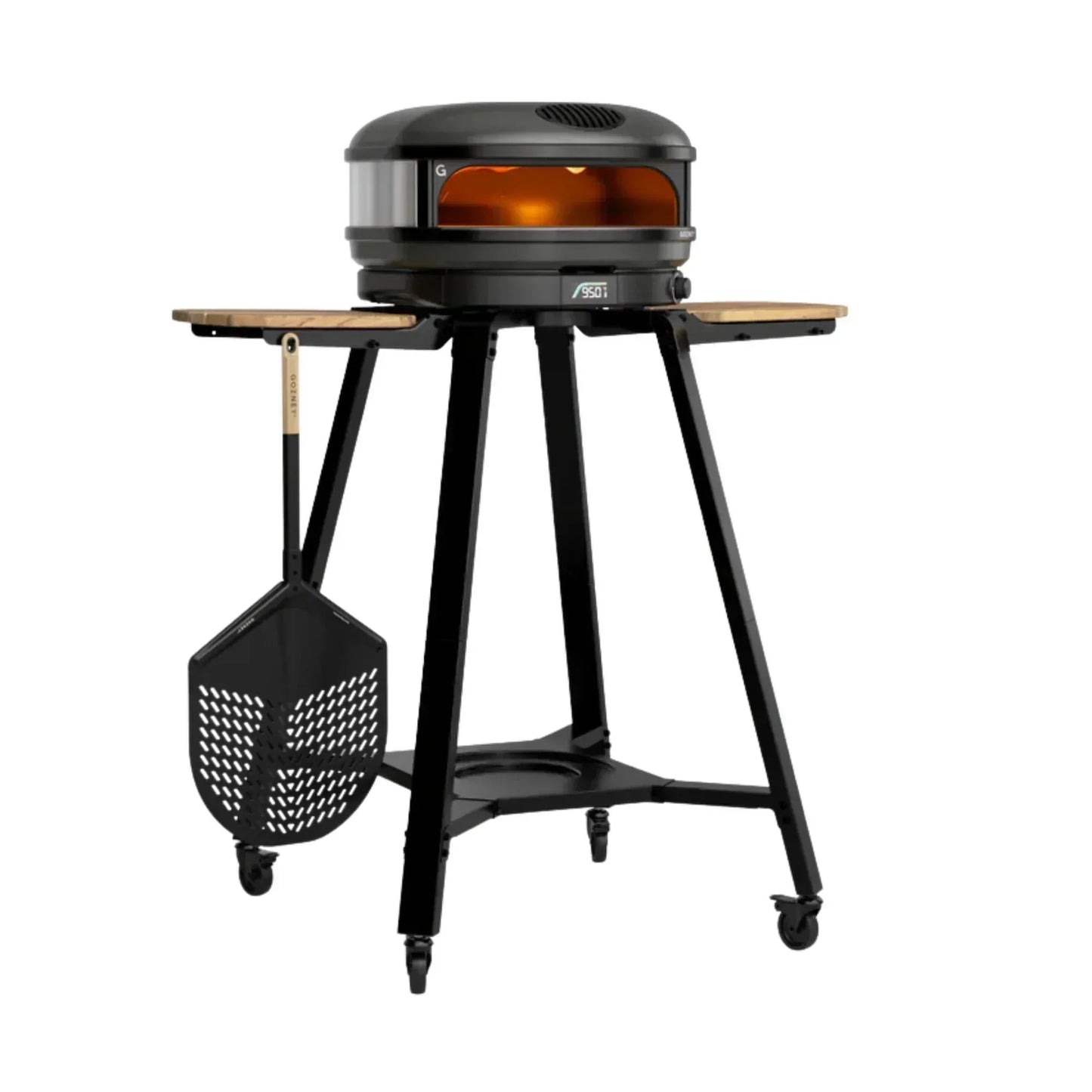 GRILLDEN™ gozney off black arc xl outdoor propane gas freestanding pizza oven with cover a free apron