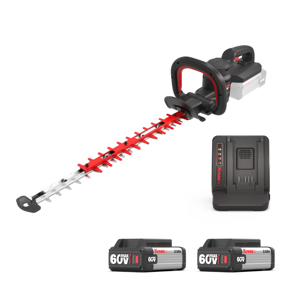 Kress KG262.9 Professional Grade 60v 64cm Hedge Trimmer Bundle