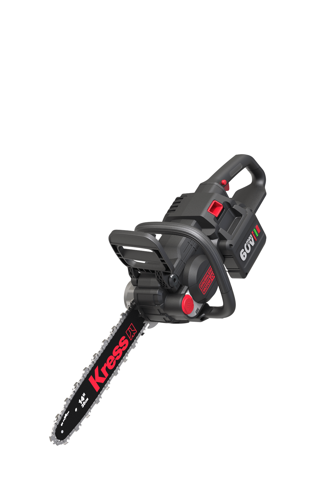 Kress KG367E Professional Grade 60v 35cm Bar Chainsaw Bundle
