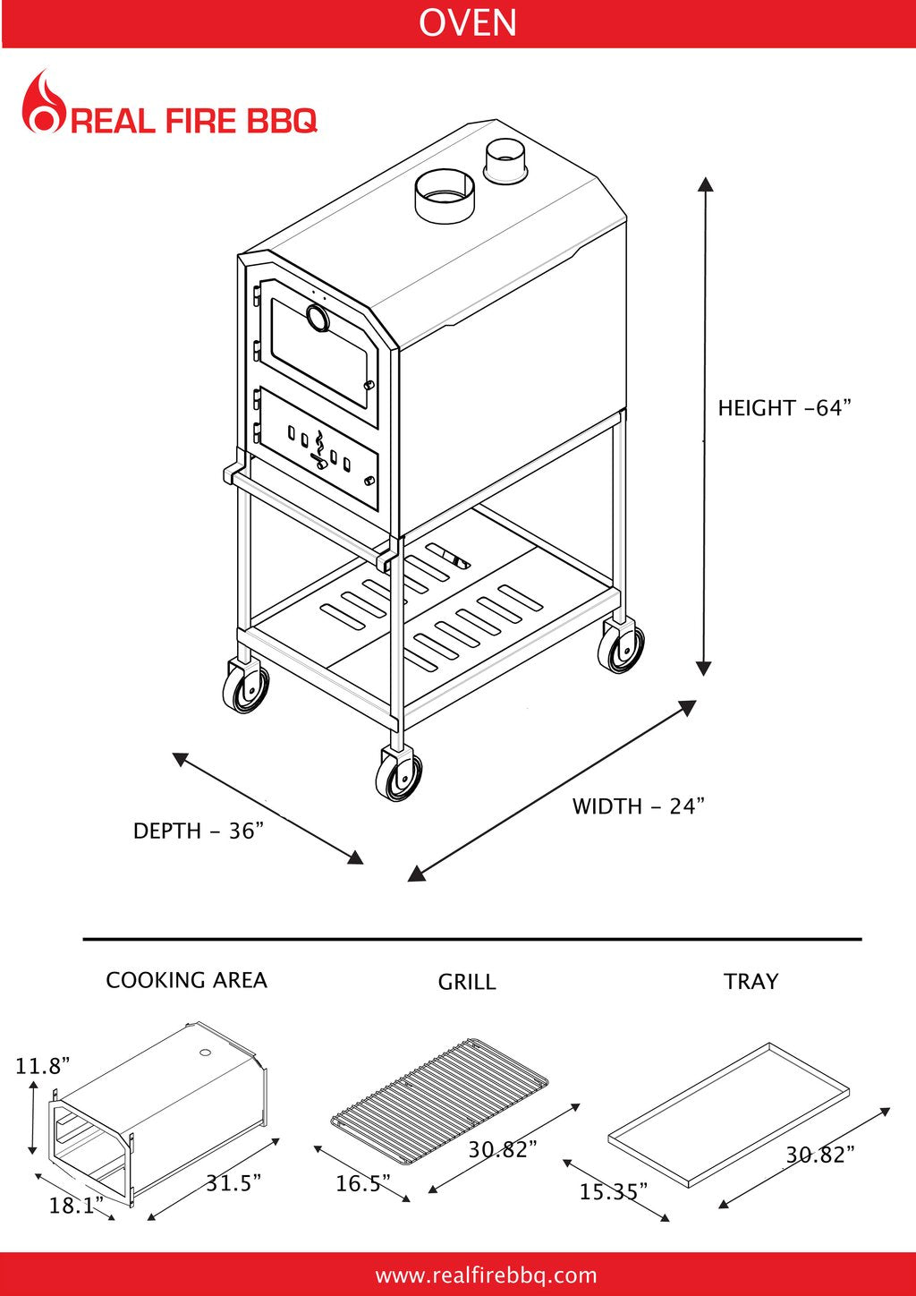 GRILLDEN™ outdoor oven 23 5 nuke