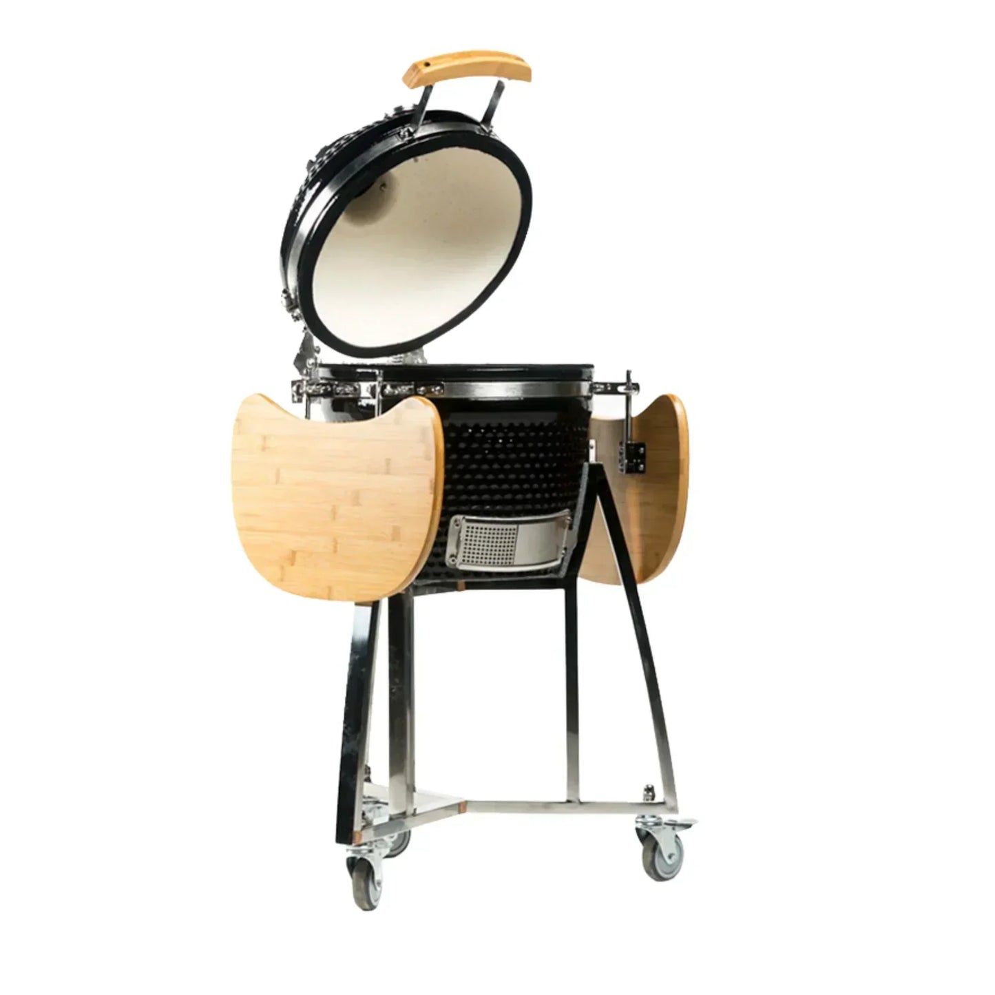 GRILLDEN™ kamado argentino pampa 16 inches white kamado grill