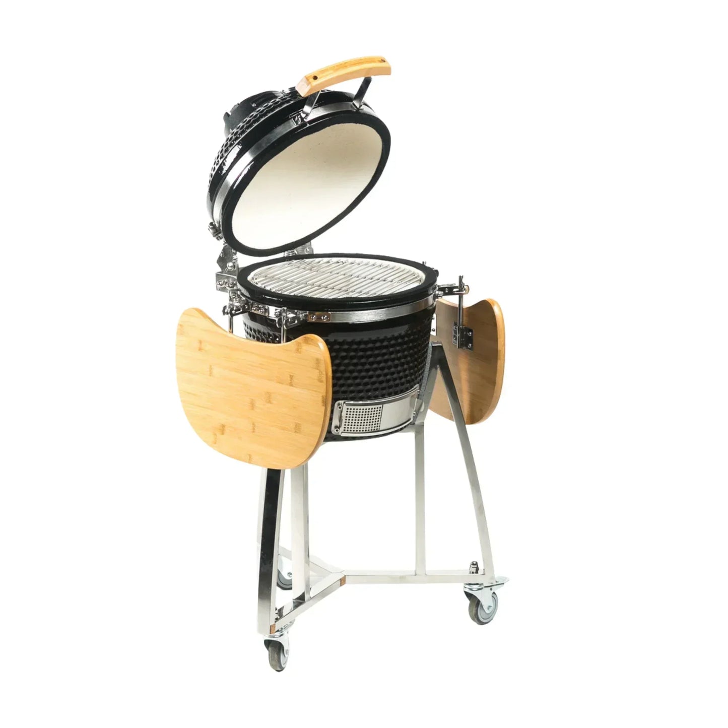 GRILLDEN™ kamado argentino pampa 16 inches white kamado grill