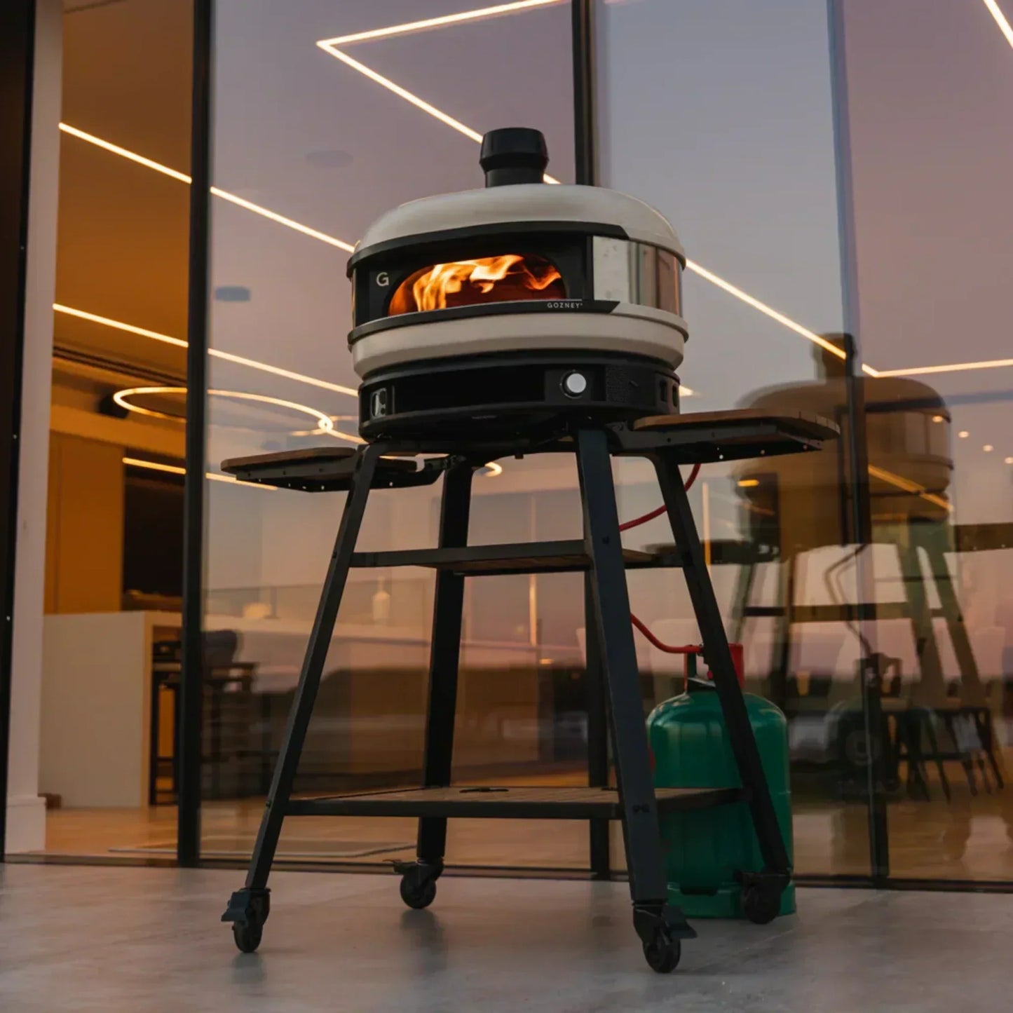 GRILLDEN™ gozney dome outdoor freestanding dual fuel pizza oven bundle