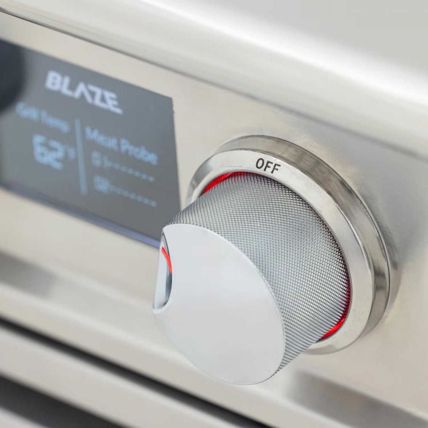 GRILLDEN™ blaze lte pro 40 inch 5 burner built in gas grill w digital temperature screen rear infrared burner