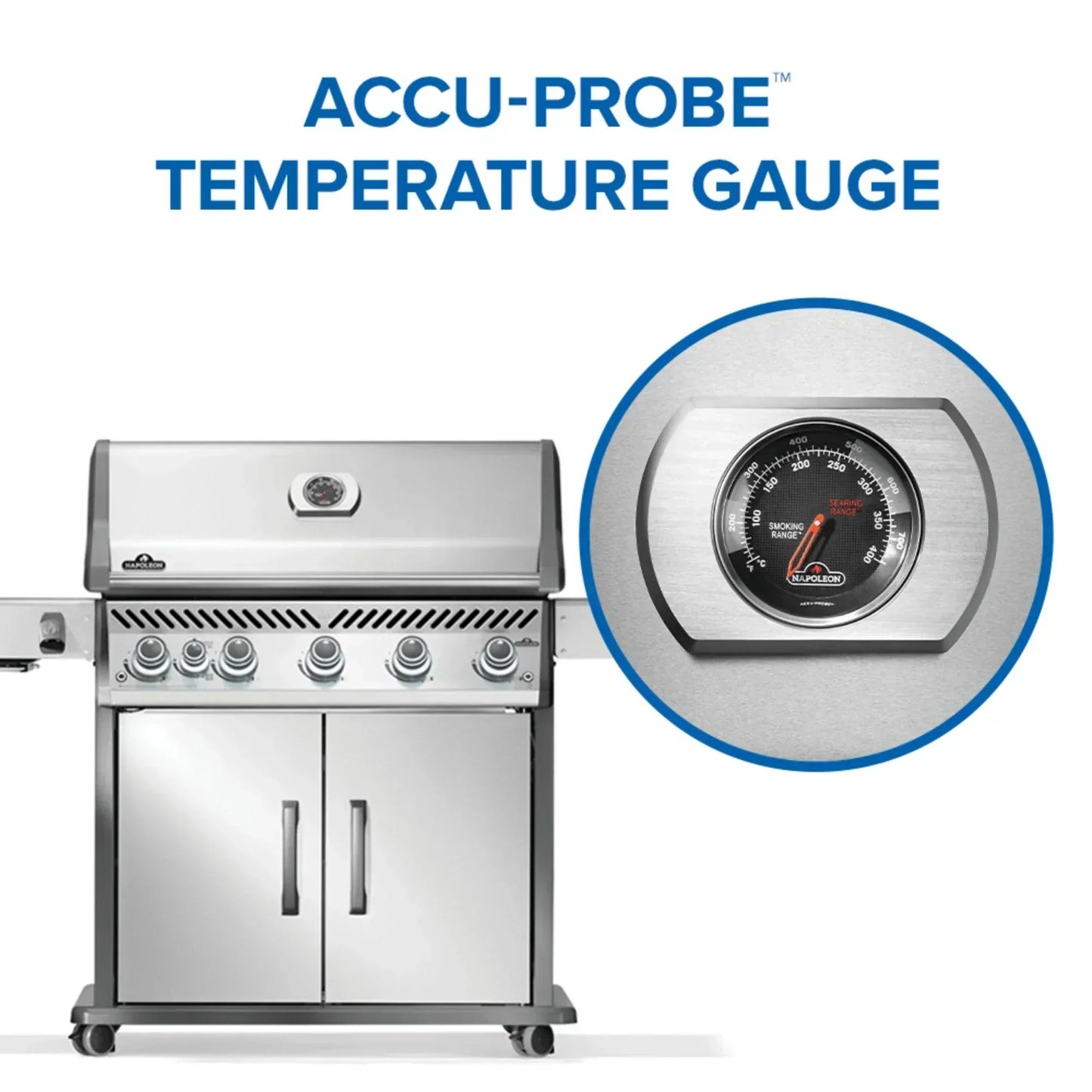 GRILLDEN™ napoleon rogue pro 625 sib freestanding gas grill w infrared side burner