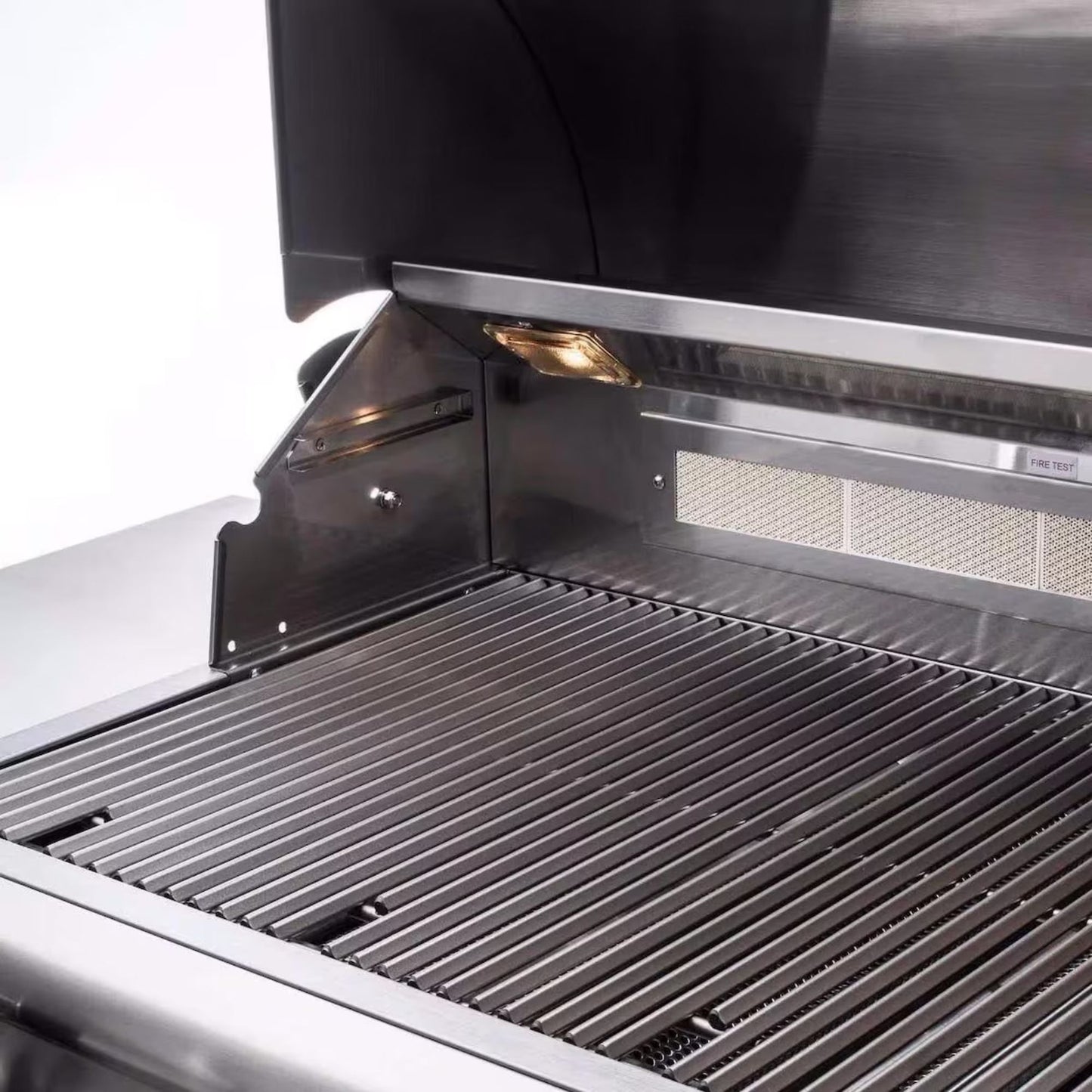 GRILLDEN™ blaze premium lte marine grade 32 inch built in gas grill w lift assist hood rear infrared burner