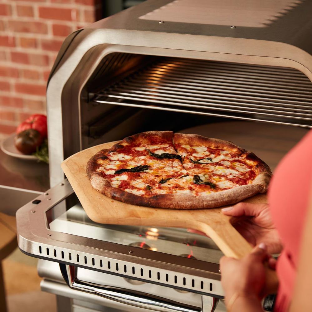 GRILLDEN™ blaze blz 26 pzovn lp 26 inch freestanding outdoor pizza oven with rotisserie cart