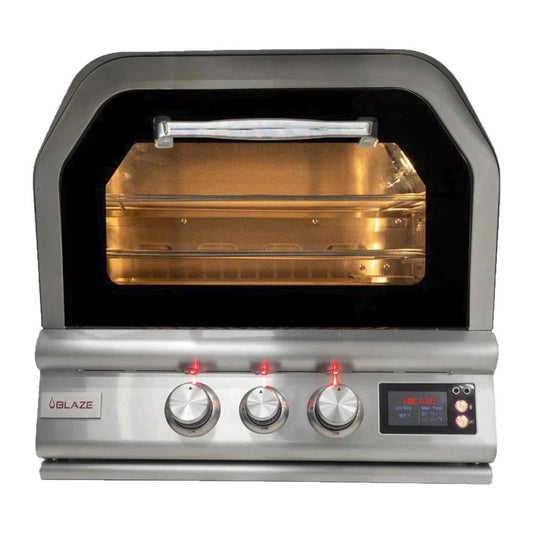 GRILLDEN™ blaze blz 26 pzovn lp 26 inch freestanding outdoor pizza oven with rotisserie cart