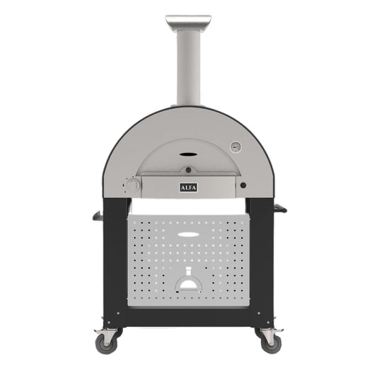 GRILLDEN™ alfa classico 2 pizze freestanding grey pizza oven