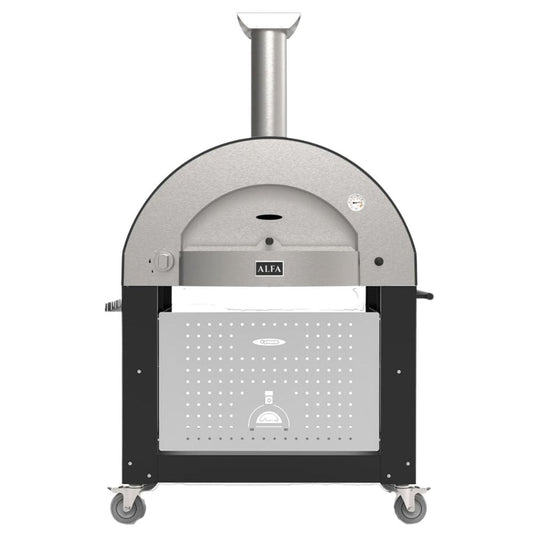 GRILLDEN™ alfa classico 4 pizze freestanding grey pizza oven