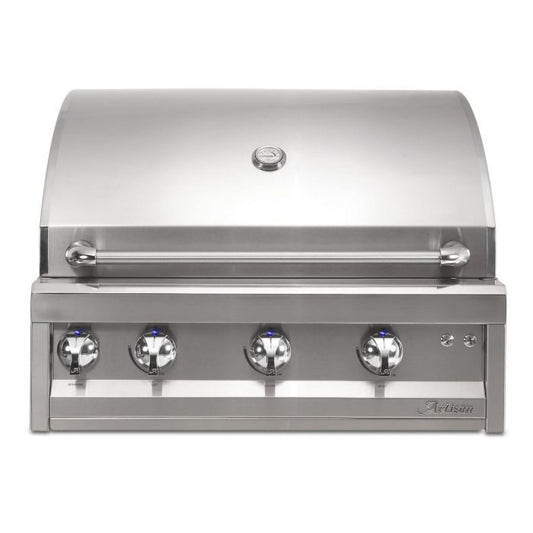 GRILLDEN™ artisan professional 32 inch 3 burner built in gas grill w rotisserie