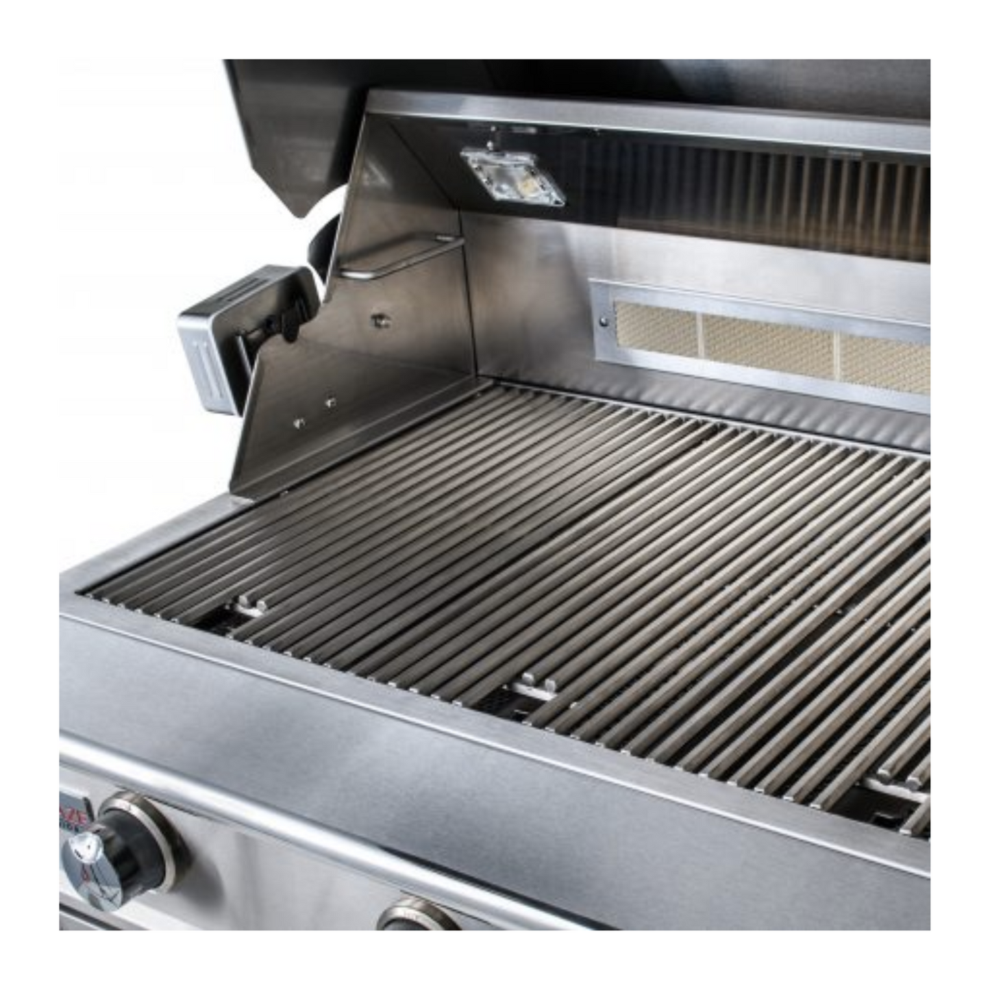 GRILLDEN™ blaze professional lux 34 inch 3 burner built in gas grill with rear infrared burner