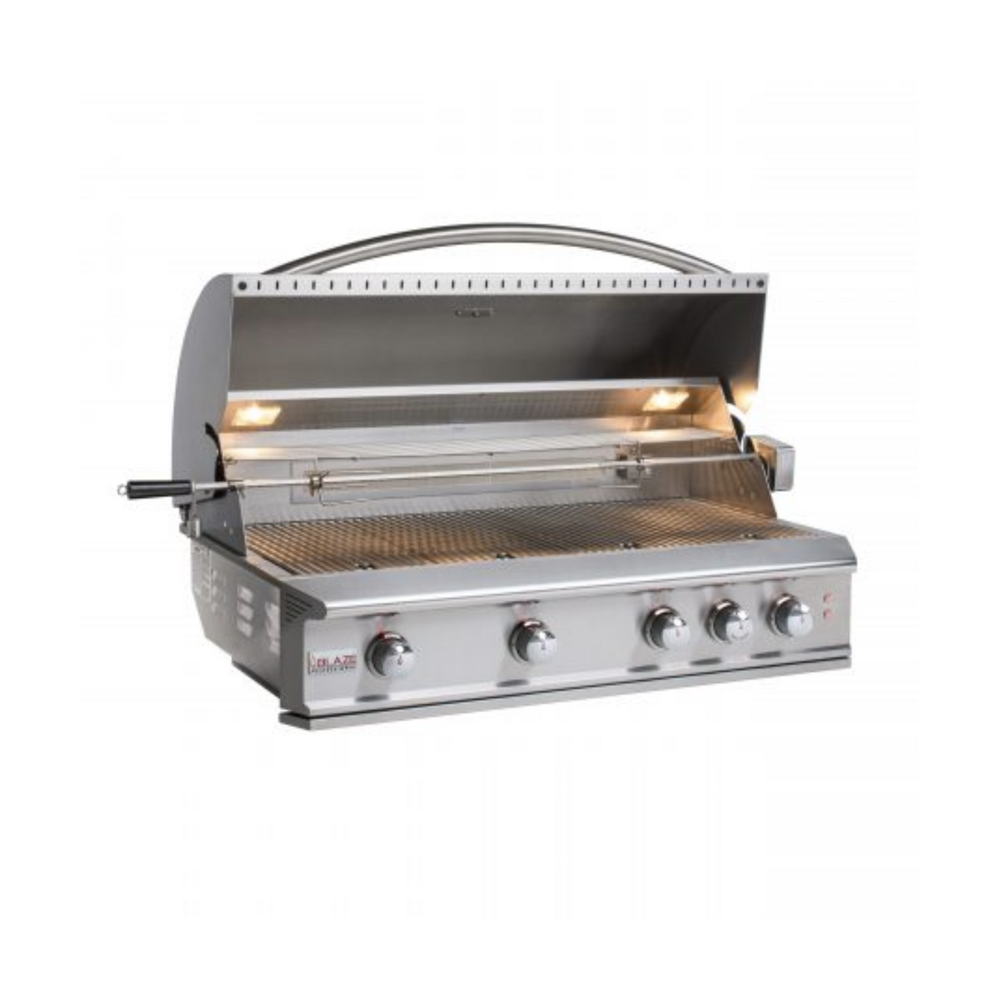 GRILLDEN™ blaze professional 44 inch 4 burner built in gas grill with rear infrared burner