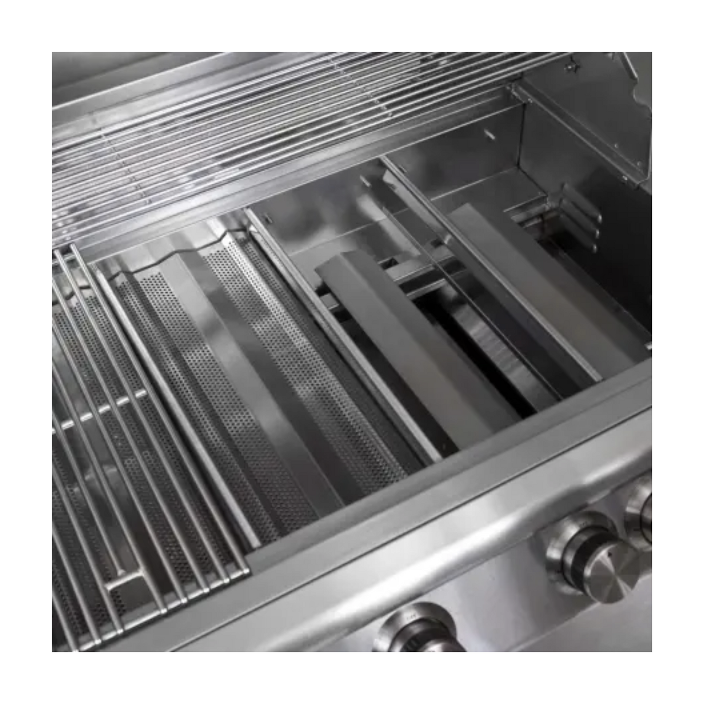 GRILLDEN™ blaze 40 inch 5 burner lte gas grill with rear burner and built in lighting system