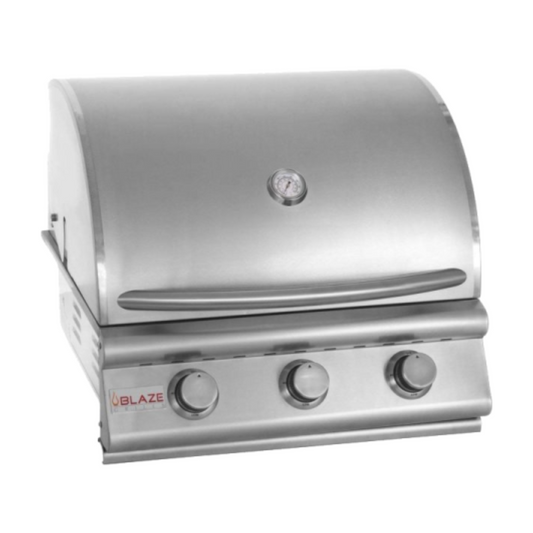 GRILLDEN™ blaze prelude lbm 25 inch 3 burner gas built in grill