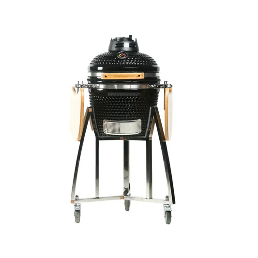GRILLDEN™ kamado argentino pampa 16 inches white kamado grill