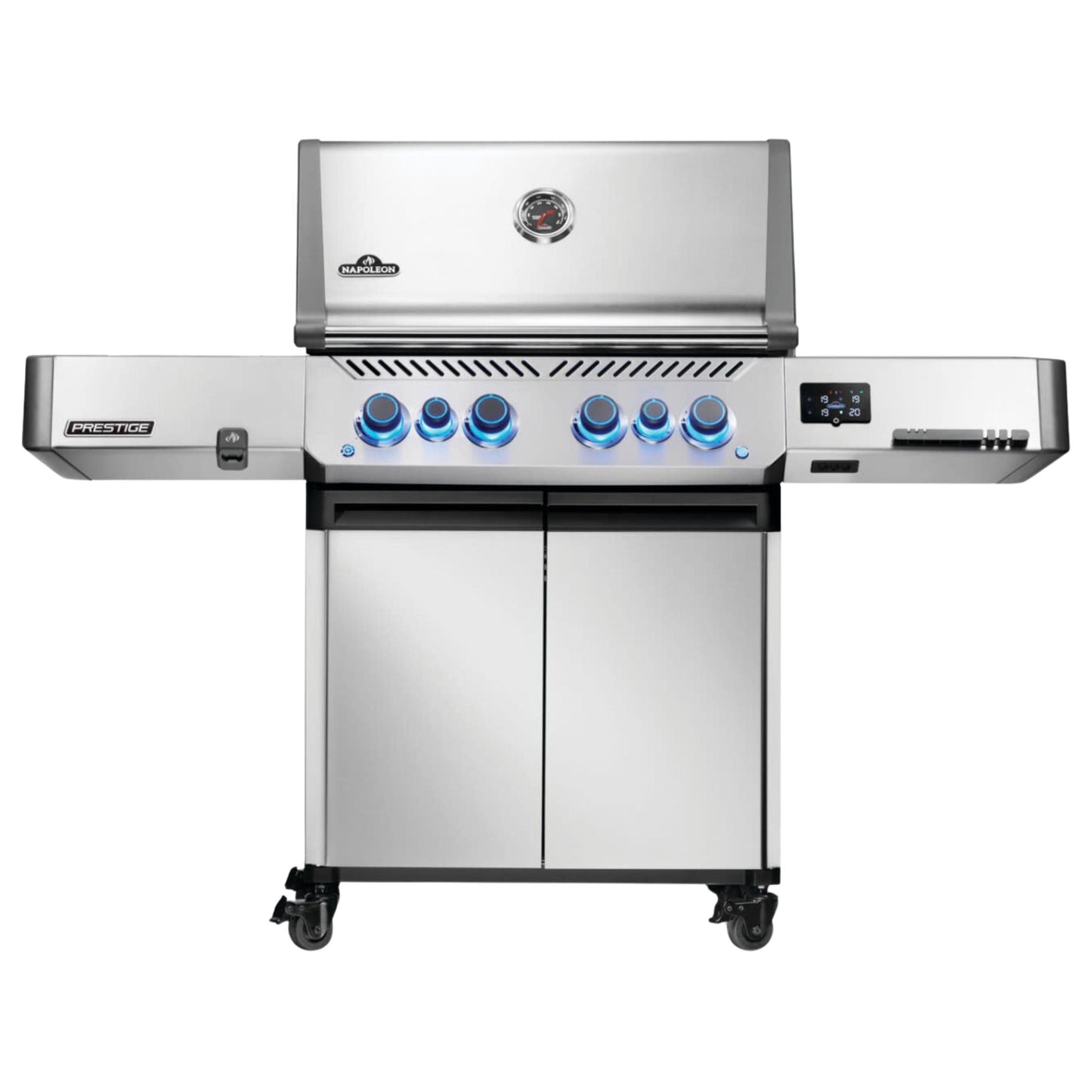 GRILLDEN™ napoleon new prestige® 500 connected rsib freestanding gas grill w infrared side and rear burner