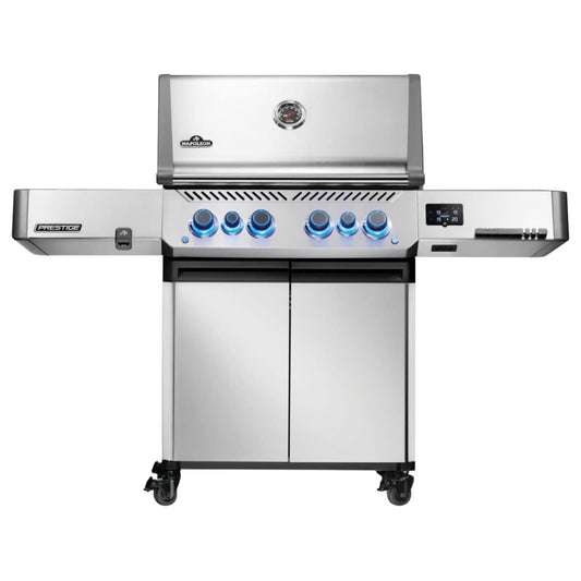 GRILLDEN™ napoleon new prestige® 500 connected rsib freestanding gas grill w infrared side and rear burner