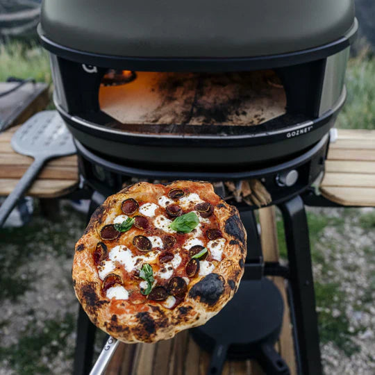 GRILLDEN™ gozney dome off black outdoor dual fuel pizza oven