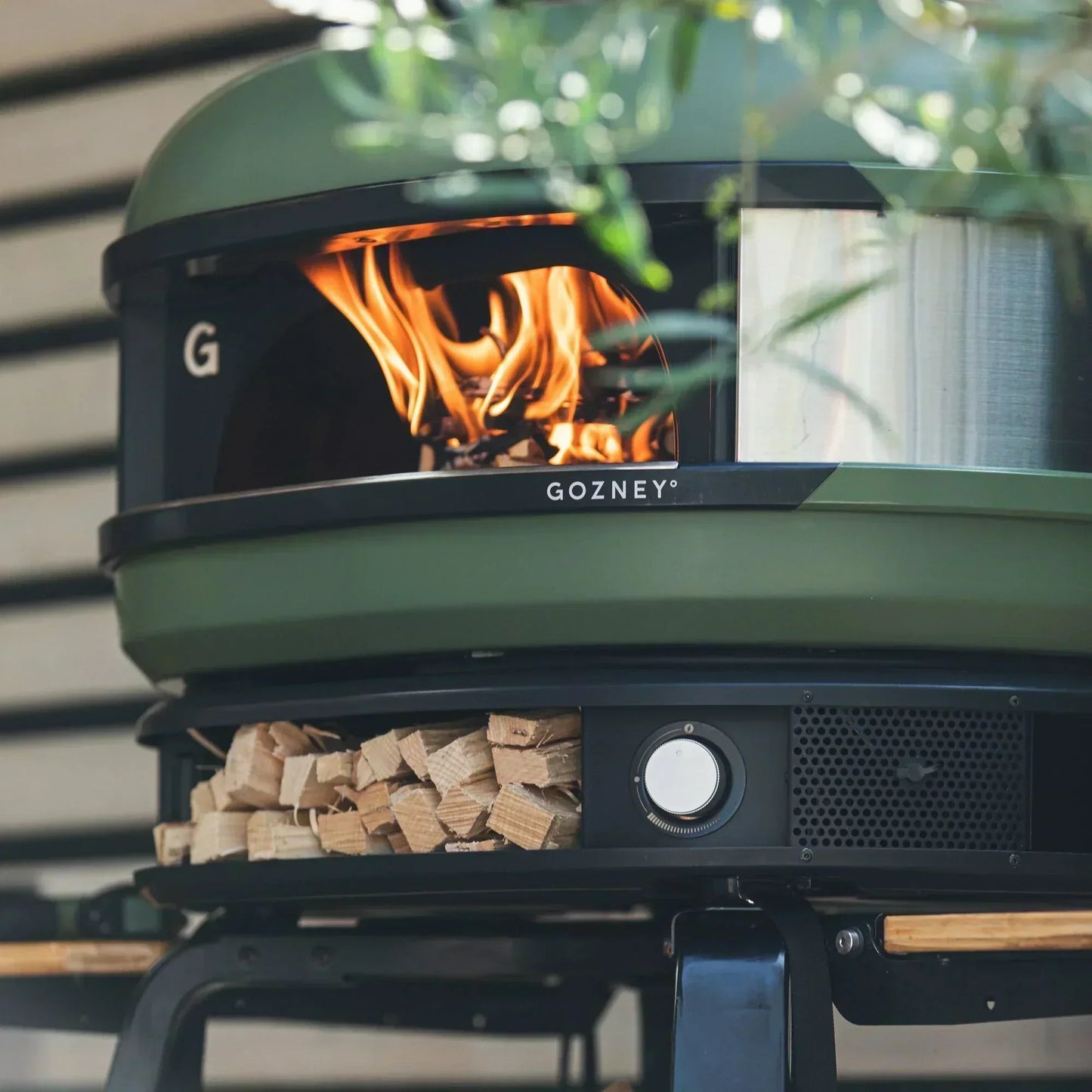 GRILLDEN™ gozney green dome outdoor freestanding dual fuel pizza oven