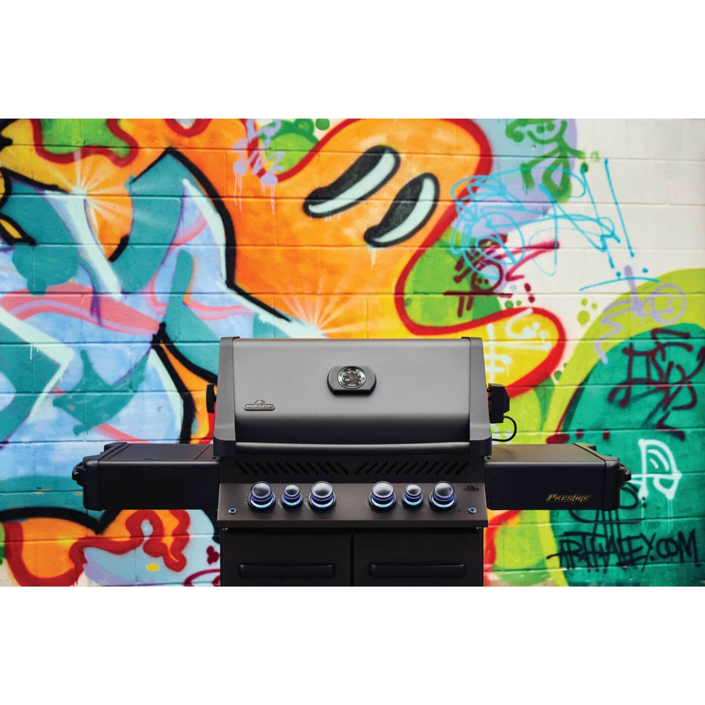 GRILLDEN™ napoleon phantom prestige 500 rsib freestanding gas grill w infrared side and rear burners