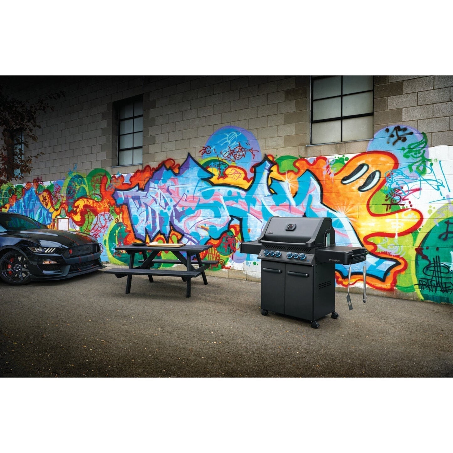 GRILLDEN™ napoleon phantom prestige 500 rsib freestanding gas grill w infrared side and rear burners