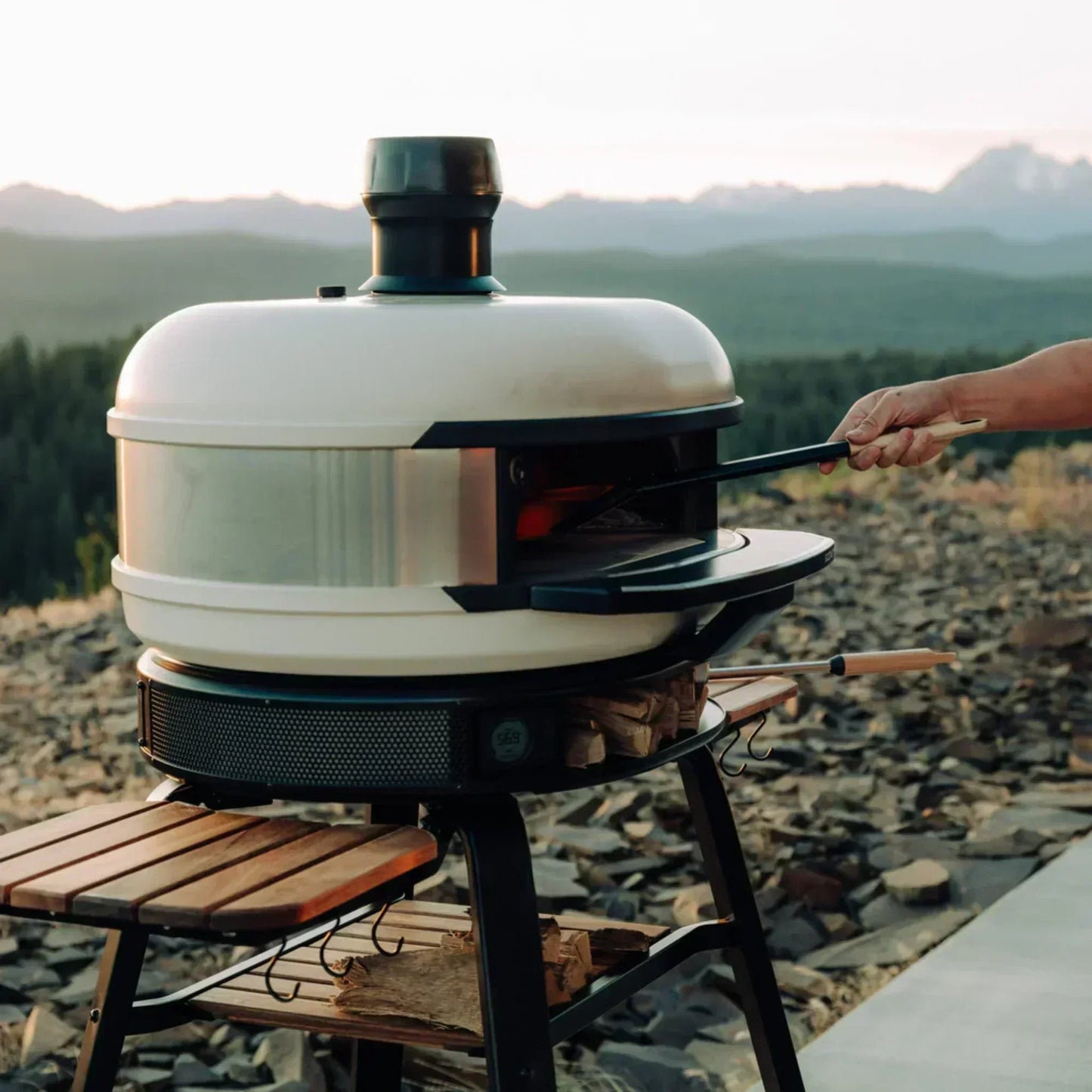 GRILLDEN™ gozney dome outdoor freestanding dual fuel pizza oven bundle