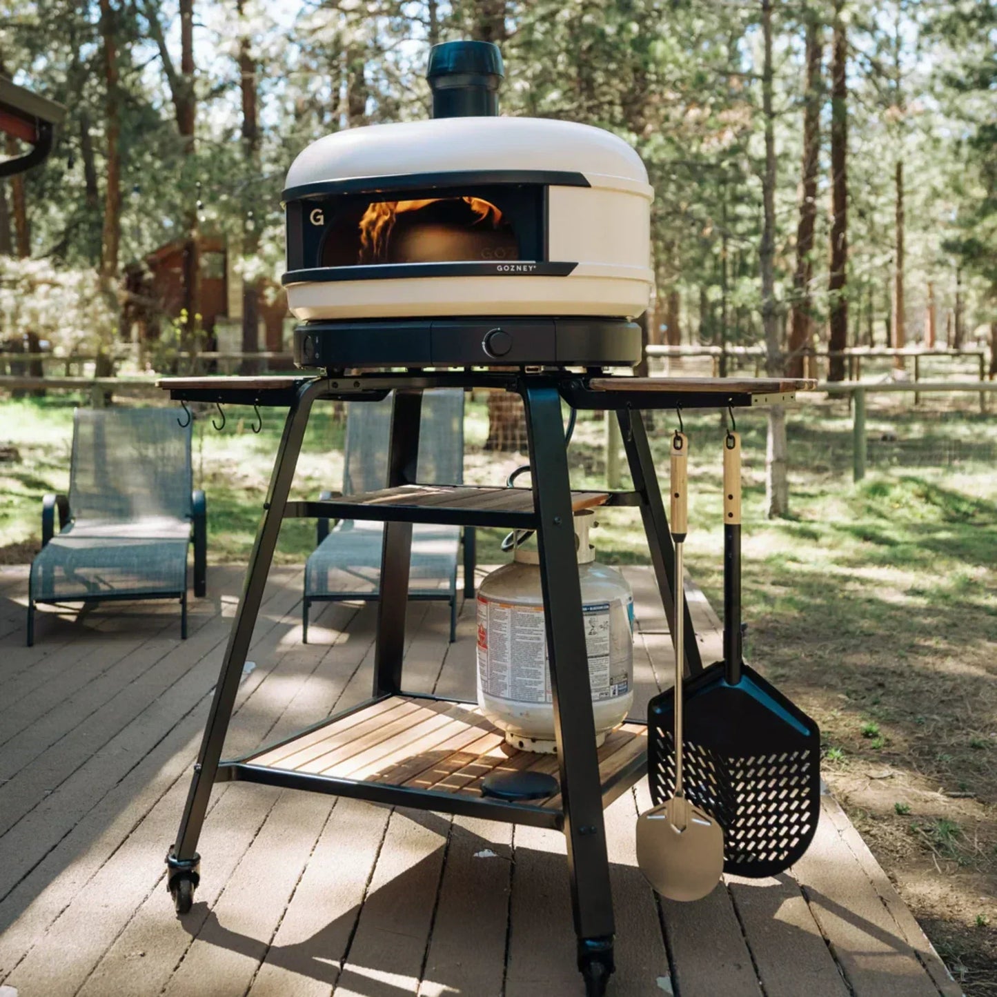 GRILLDEN™ gozney dome s1 outdoor freestanding lp gas fuel oven bundle