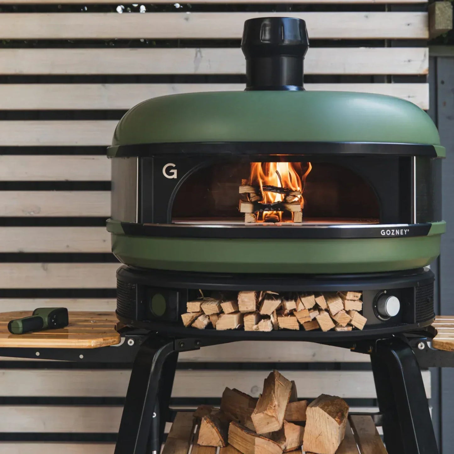 GRILLDEN™ gozney green dome outdoor freestanding dual fuel pizza oven
