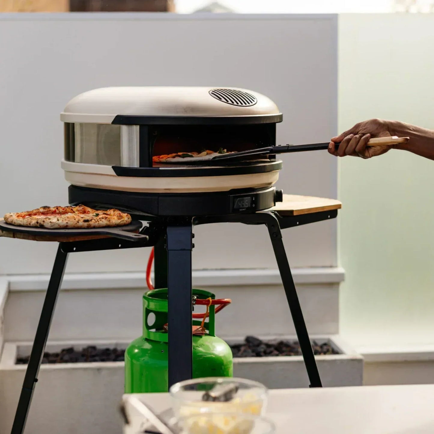 GRILLDEN™ gozney arc xl outdoor propane gas freestanding pizza oven with cover