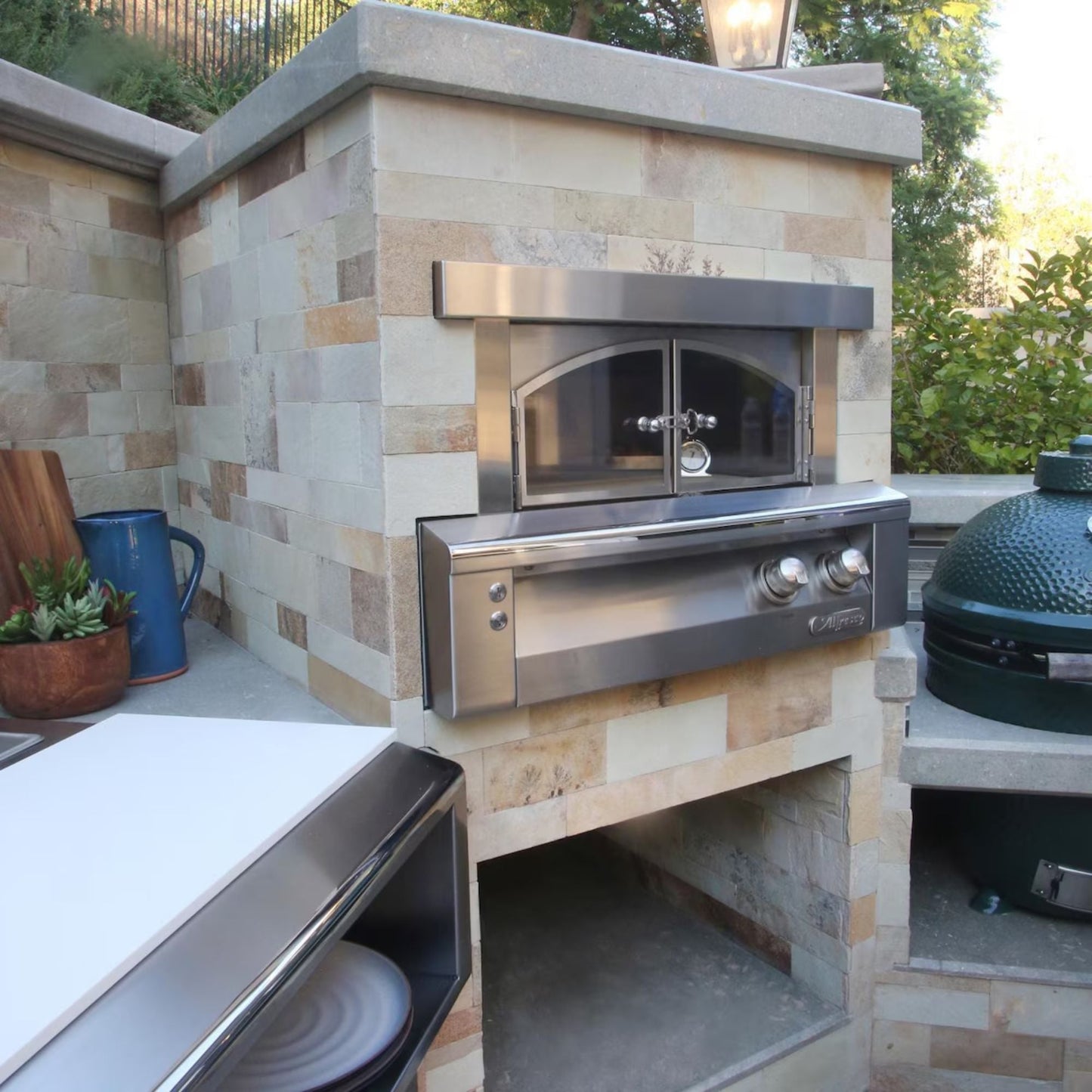 GRILLDEN™ alfresco 30 inch built in outdoor gas pizza oven