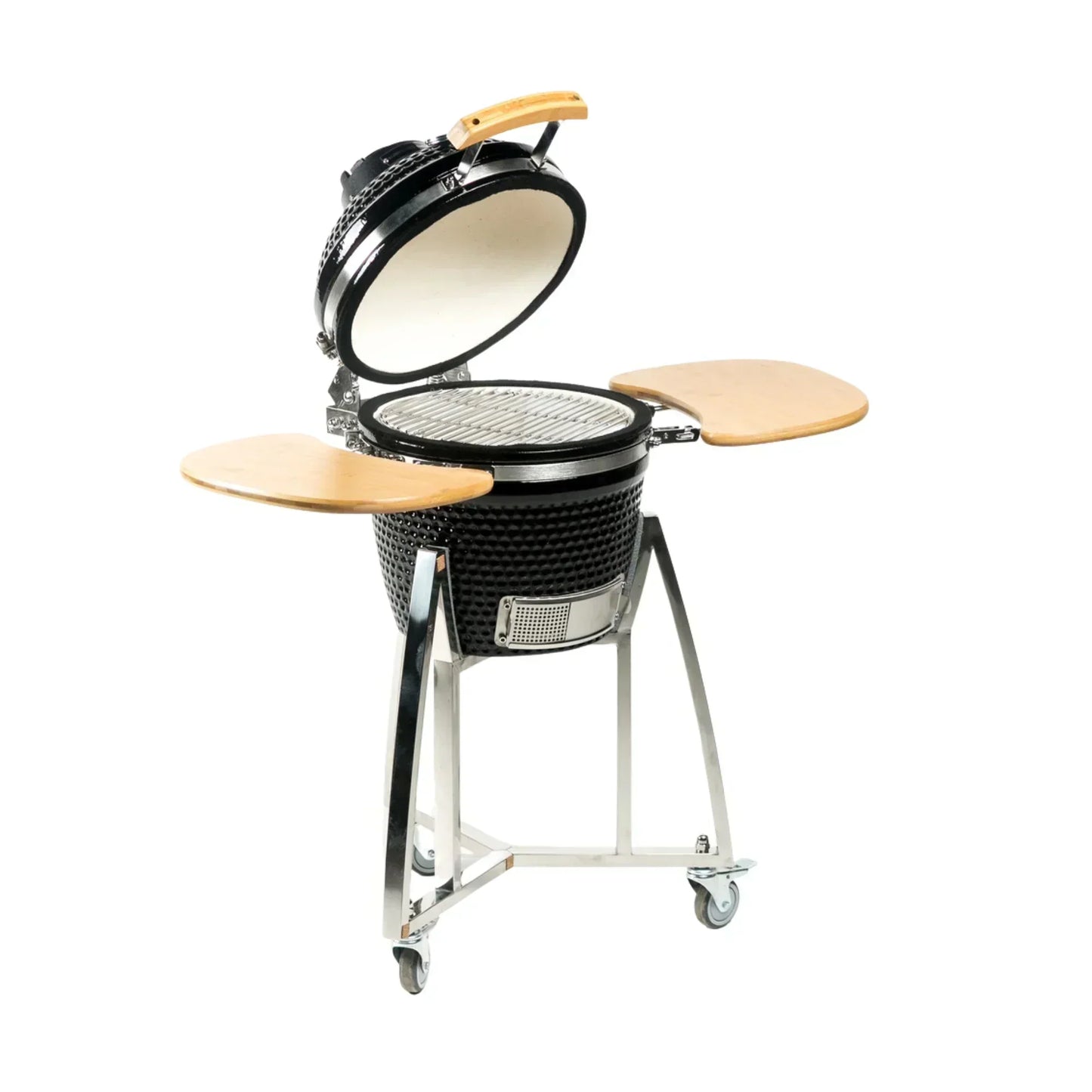 GRILLDEN™ kamado argentino pampa 16 inches white kamado grill