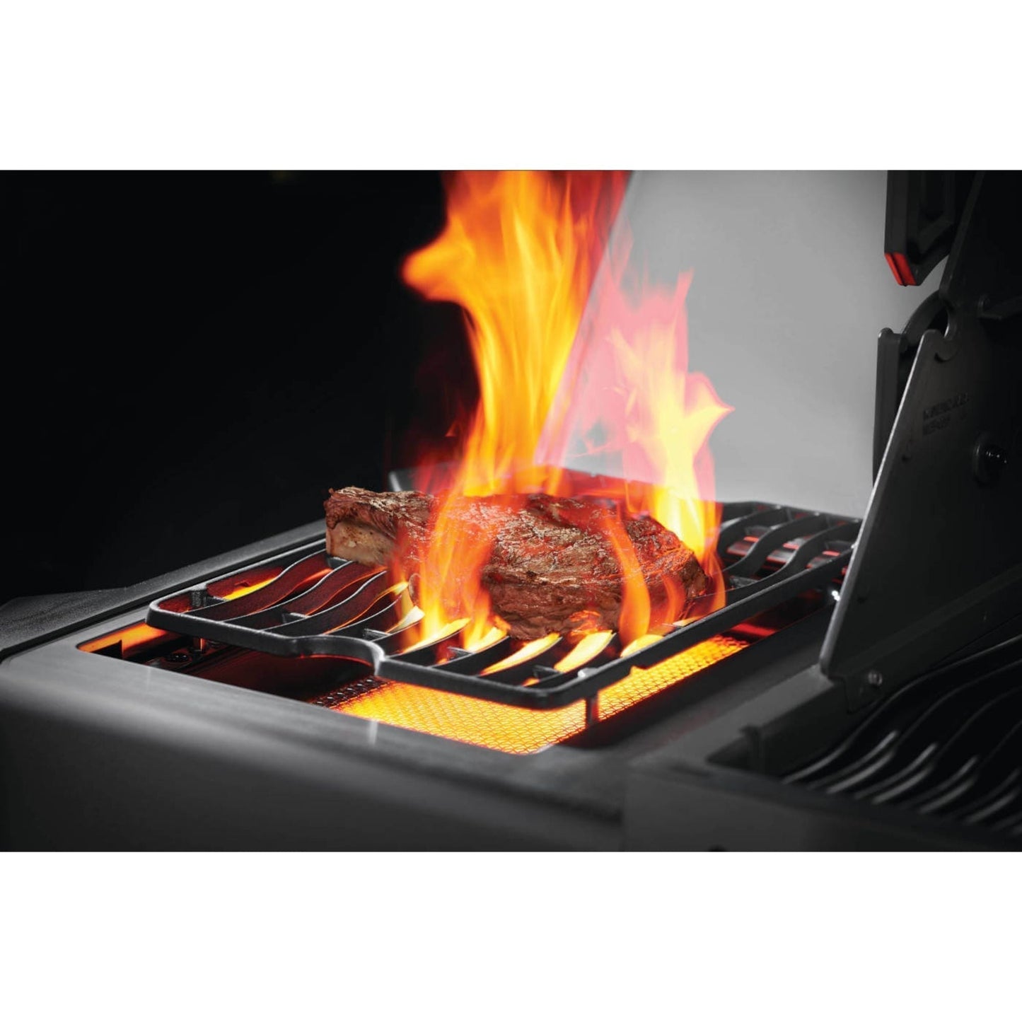 GRILLDEN™ napoleon prestige® 500 rsib black freestanding gas grill w infrared side and rear burners