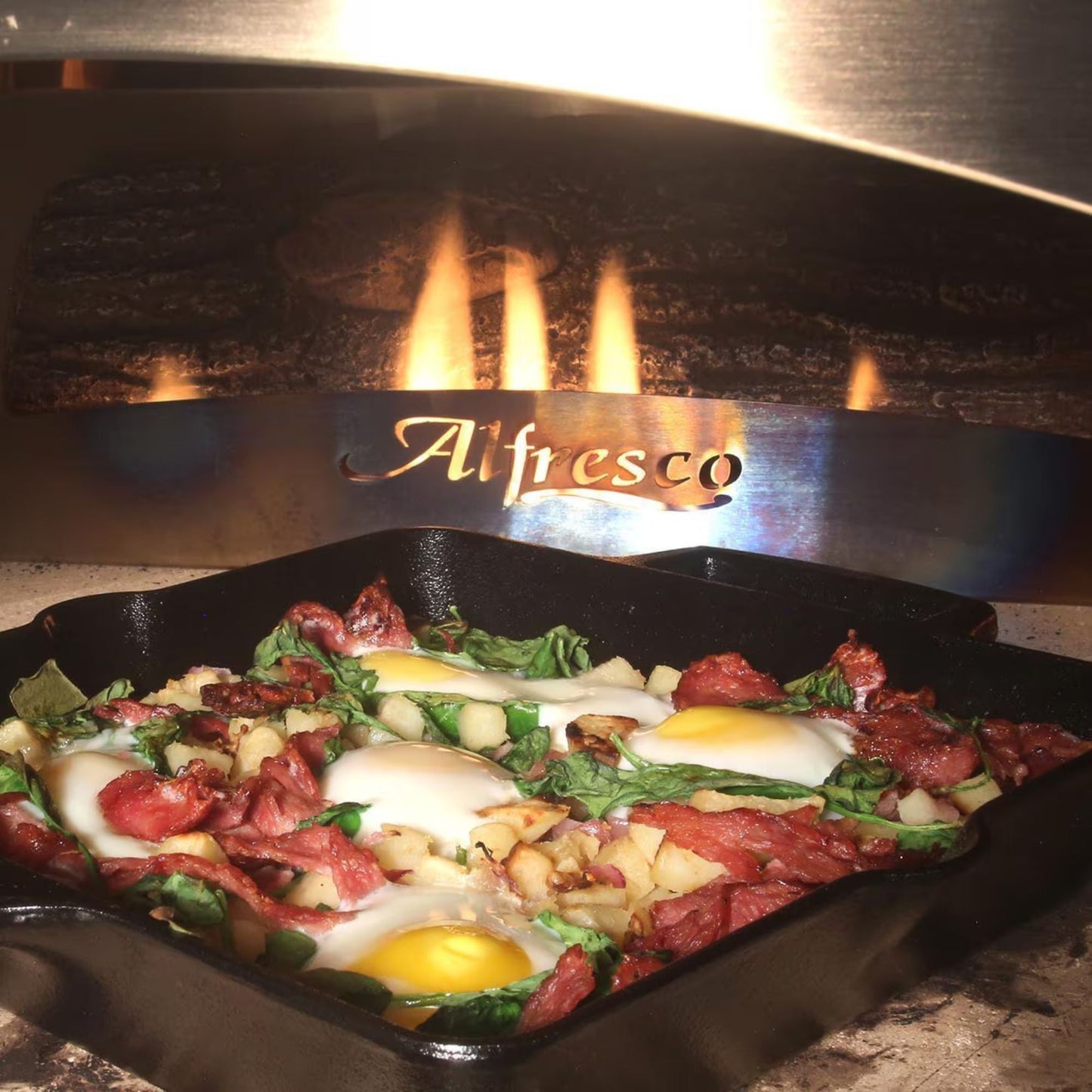 GRILLDEN™ alfresco 30 inch countertop outdoor gas pizza oven