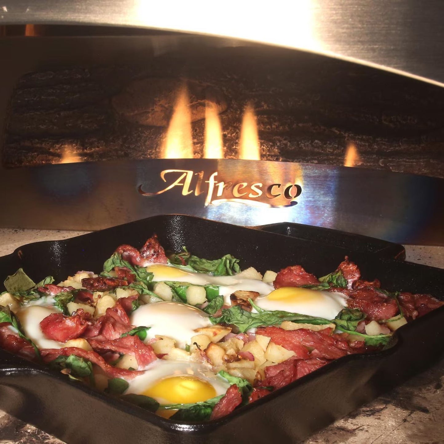 GRILLDEN™ alfresco 30 inch built in outdoor gas pizza oven