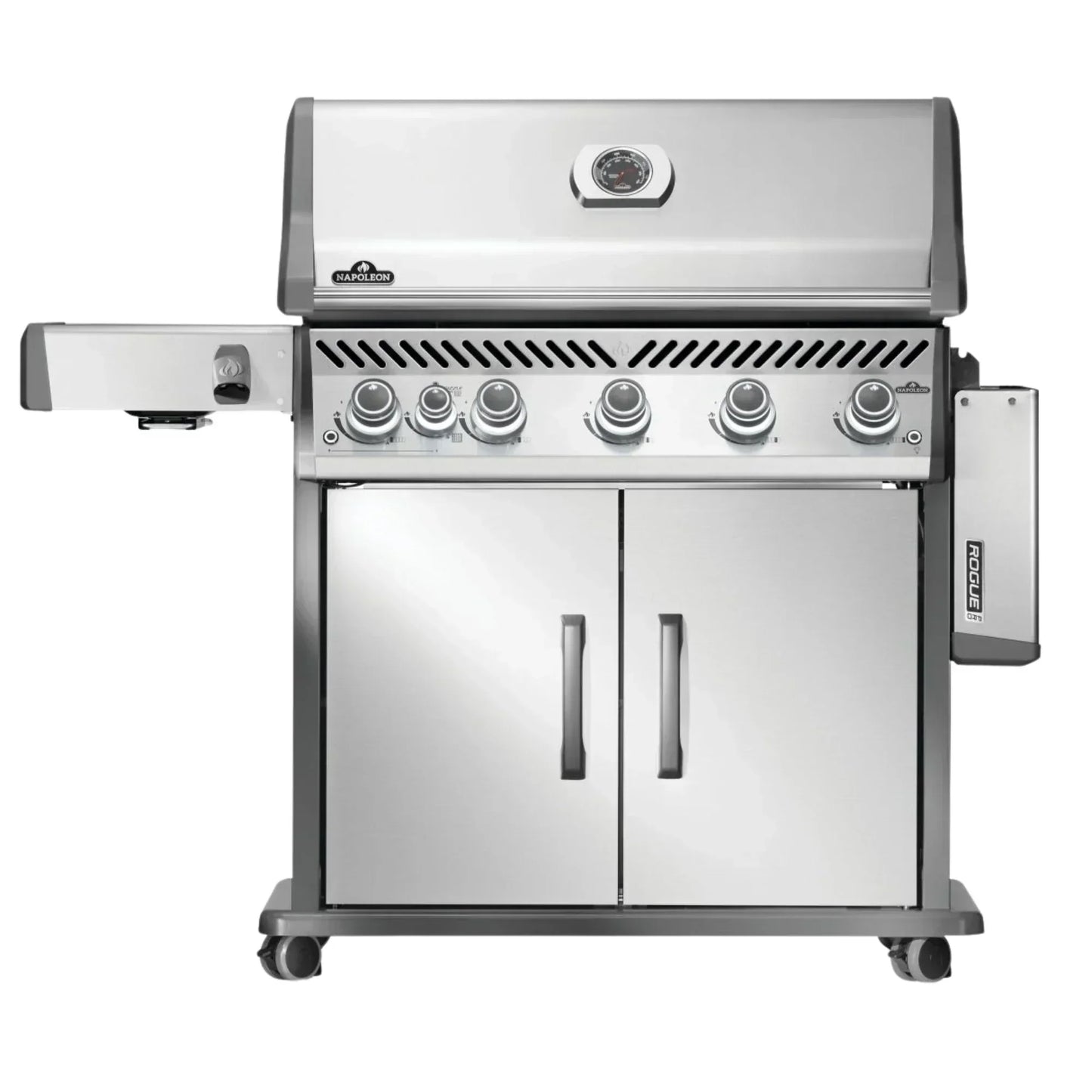 GRILLDEN™ napoleon rogue pro 625 sib freestanding gas grill w infrared side burner