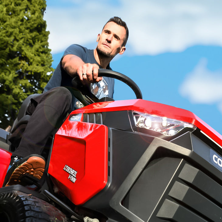 COBRA LTX92HR2L 92cm Hydro Premium Lawn Tractor with V-Twin Engine